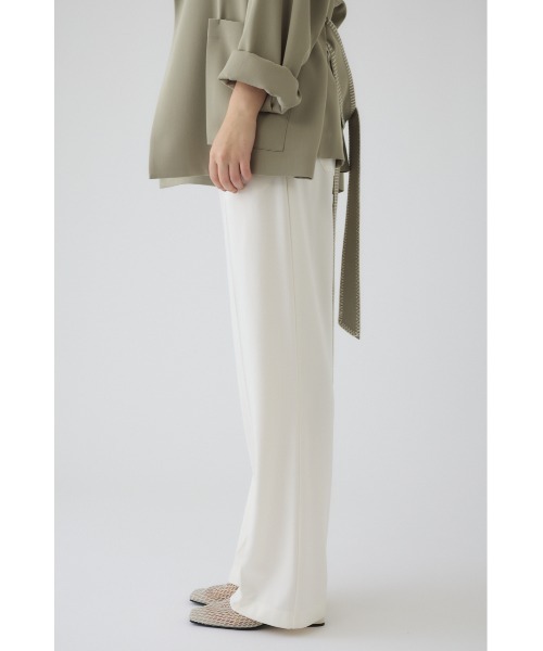 RIM.ARK（リムアーク）の「Relaxed straight PT リラックスド ストレート パンツ（スラックス・レディース・ネイビー/ホワイト/ブラック・36/38）」の9枚目の写真