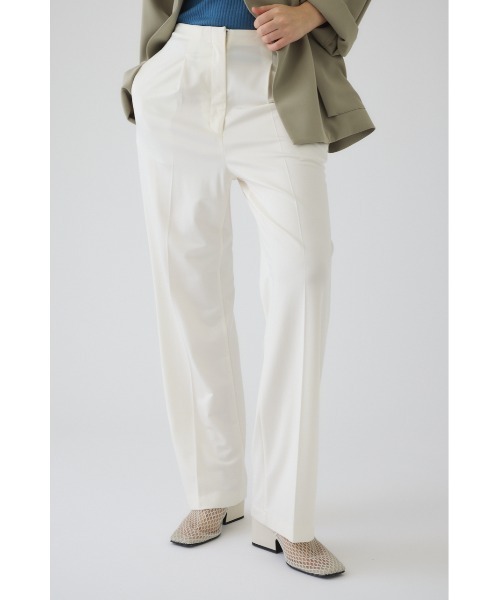 RIM.ARK（リムアーク）の「Relaxed straight PT リラックスド ストレート パンツ（スラックス・レディース・ネイビー/ホワイト/ブラック・36/38）」の4枚目の写真
