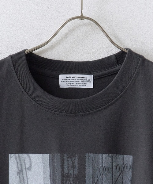 POET MEETS DUBWISE(ポエットミーツダブワイズ)の「POET MEETS DUBWISE/ポエットミーツダブワイズ BLACK ALLEYS OF MEXICO T-Shirt 2026年 夏 夏服(Tシャツ/カットソー・メンズ・ホワイト/ブラック・M/L/XL)」の16枚目の写真