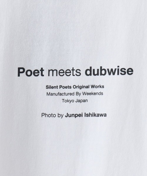 POET MEETS DUBWISE(ポエットミーツダブワイズ)の「POET MEETS DUBWISE/ポエットミーツダブワイズ BLACK ALLEYS OF MEXICO T-Shirt 2026年 夏 夏服(Tシャツ/カットソー・メンズ・ホワイト/ブラック・M/L/XL)」の21枚目の写真