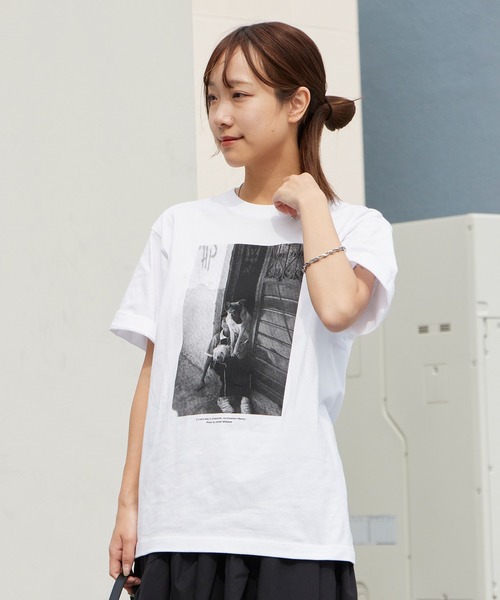 POET MEETS DUBWISE(ポエットミーツダブワイズ)の「POET MEETS DUBWISE/ポエットミーツダブワイズ BLACK ALLEYS OF MEXICO T-Shirt 2026年 夏 夏服(Tシャツ/カットソー・メンズ・ホワイト/ブラック・M/L/XL)」の7枚目の写真