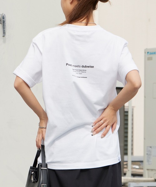 POET MEETS DUBWISE(ポエットミーツダブワイズ)の「POET MEETS DUBWISE/ポエットミーツダブワイズ BLACK ALLEYS OF MEXICO T-Shirt 2026年 夏 夏服(Tシャツ/カットソー・メンズ・ホワイト/ブラック・M/L/XL)」の9枚目の写真