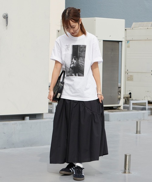 POET MEETS DUBWISE(ポエットミーツダブワイズ)の「POET MEETS DUBWISE/ポエットミーツダブワイズ BLACK ALLEYS OF MEXICO T-Shirt 2026年 夏 夏服(Tシャツ/カットソー・メンズ・ホワイト/ブラック・M/L/XL)」の10枚目の写真