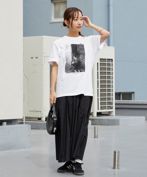 POET MEETS DUBWISE(ポエットミーツダブワイズ)の「POET MEETS DUBWISE/ポエットミーツダブワイズ BLACK ALLEYS OF MEXICO T-Shirt 2026年 夏 夏服(Tシャツ/カットソー・メンズ・ホワイト/ブラック・M/L/XL)」の12枚目の写真