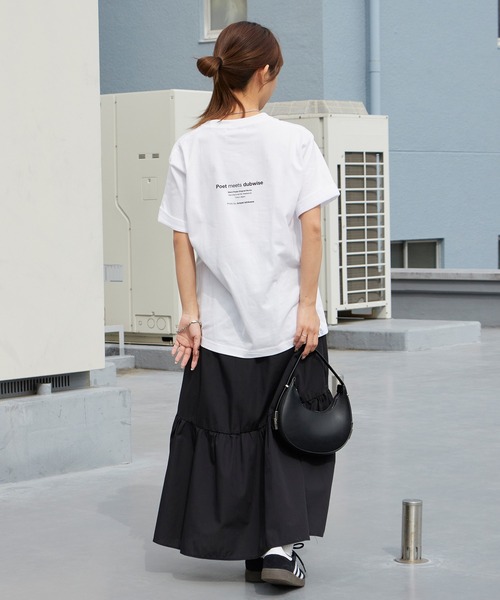 POET MEETS DUBWISE(ポエットミーツダブワイズ)の「POET MEETS DUBWISE/ポエットミーツダブワイズ BLACK ALLEYS OF MEXICO T-Shirt 2026年 夏 夏服(Tシャツ/カットソー・メンズ・ホワイト/ブラック・M/L/XL)」の14枚目の写真
