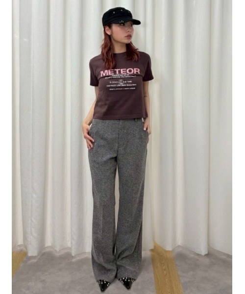 SLY(スライ)の「MANISH SEMI FLARE PT マニッシュセミフレアパンツ 春服 夏服(スラックス・レディース・ベージュ系その他/ブラック系その他2・1/2)」の16枚目の写真
