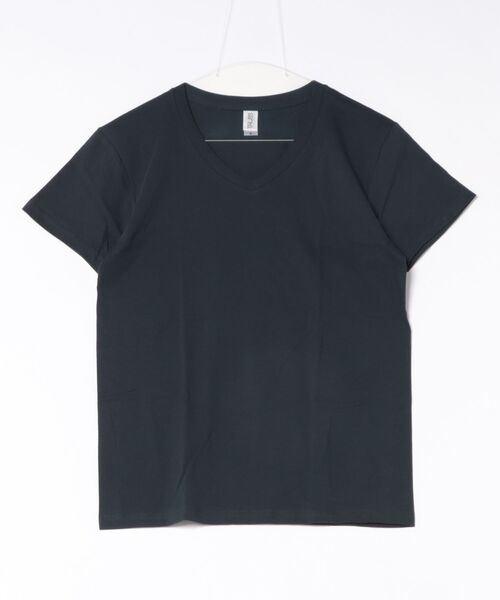 TONE SELECT WEAR（トーンセレクトウェア）の「TRUSS(トラス)　　スリムフィット VネックTシャツ（Tシャツ/カットソー・メンズ・ネイビー/オフホワイト/ヘザーグレー/ブラック/ホワイト・MEDIUM/LARGE/X-LARGE/SMALL）」の5枚目の写真