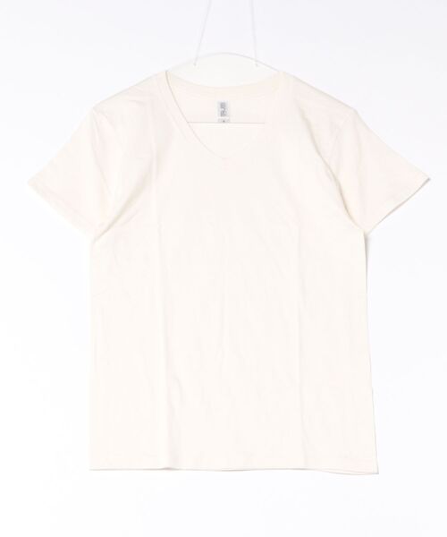 TONE SELECT WEAR（トーンセレクトウェア）の「TRUSS(トラス)　　スリムフィット VネックTシャツ（Tシャツ/カットソー・メンズ・ネイビー/オフホワイト/ヘザーグレー/ブラック/ホワイト・MEDIUM/LARGE/X-LARGE/SMALL）」の3枚目の写真