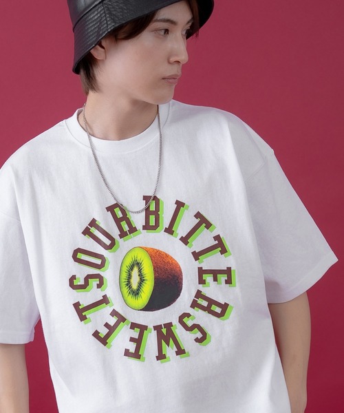 SIDEWAY STANCE(サイドウェイスタンス)の「【SIDEWAY STANCE】キウイ 半袖Tシャツ(Tシャツ/カットソー・メンズ・ブラック/ホワイト/カーキ・MEDIUM/SMALL/LARGE/X-LARGE)」の1枚目の写真