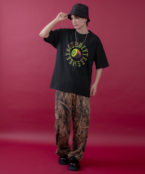 SIDEWAY STANCE(サイドウェイスタンス)の「【SIDEWAY STANCE】キウイ 半袖Tシャツ(Tシャツ/カットソー・メンズ・ブラック/ホワイト/カーキ・MEDIUM/SMALL/LARGE/X-LARGE)」の17枚目の写真