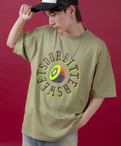 SIDEWAY STANCE(サイドウェイスタンス)の「【SIDEWAY STANCE】キウイ 半袖Tシャツ(Tシャツ/カットソー・メンズ・ブラック/ホワイト/カーキ・MEDIUM/SMALL/LARGE/X-LARGE)」の18枚目の写真