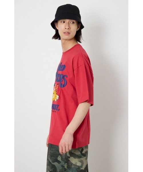 RODEO CROWNS WIDE BOWL（ロデオクラウンズワイドボウル）の「NOT WASTED Tシャツ（Tシャツ/カットソー・メンズ・オフホワイト/ブラック/レッド・MEDIUM/LARGE）」の9枚目の写真
