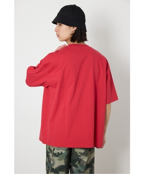 RODEO CROWNS WIDE BOWL（ロデオクラウンズワイドボウル）の「NOT WASTED Tシャツ（Tシャツ/カットソー・メンズ・オフホワイト/ブラック/レッド・MEDIUM/LARGE）」の10枚目の写真