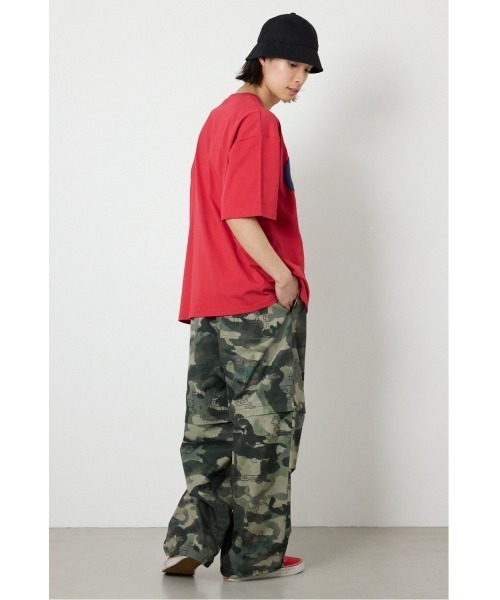 RODEO CROWNS WIDE BOWL（ロデオクラウンズワイドボウル）の「NOT WASTED Tシャツ（Tシャツ/カットソー・メンズ・オフホワイト/ブラック/レッド・MEDIUM/LARGE）」の12枚目の写真