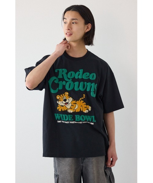 RODEO CROWNS WIDE BOWL（ロデオクラウンズワイドボウル）の「NOT WASTED Tシャツ（Tシャツ/カットソー・メンズ・オフホワイト/ブラック/レッド・MEDIUM/LARGE）」の13枚目の写真
