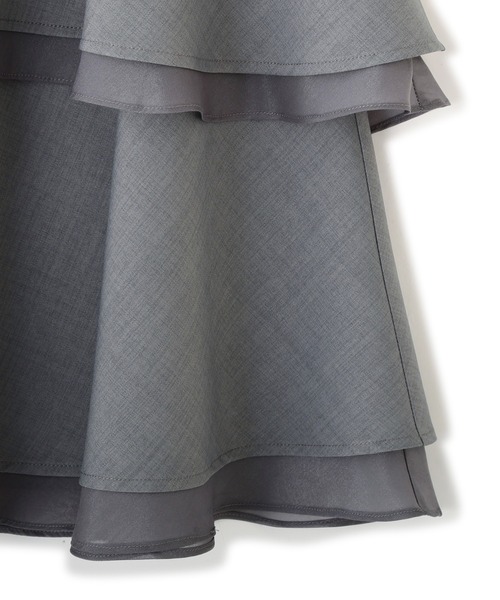 JILL by JILL STUART(ジルバイジルスチュアート)の「シアーランダムヘムスカート(スカート・レディース・グレー系その他/ベージュ・SMALL/MEDIUM)」の10枚目の写真