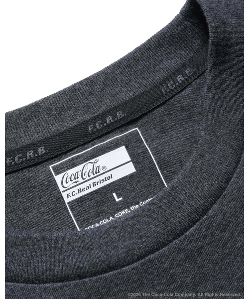 F.C.Real Bristol(エフシーレアルブリストル)の「Coca-Cola HEATHER TEE(Tシャツ/カットソー・メンズ・グレー/ブラック/ホワイト・SMALL/LARGE/MEDIUM/XX-LARGE/X-LARGE)」の10枚目の写真