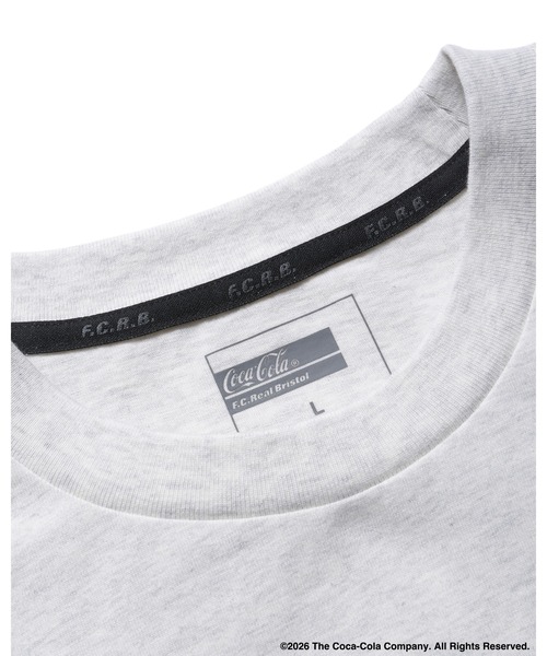 F.C.Real Bristol(エフシーレアルブリストル)の「Coca-Cola HEATHER TEE(Tシャツ/カットソー・メンズ・グレー/ブラック/ホワイト・SMALL/LARGE/MEDIUM/XX-LARGE/X-LARGE)」の7枚目の写真