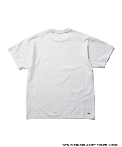 F.C.Real Bristol(エフシーレアルブリストル)の「Coca-Cola HEATHER TEE(Tシャツ/カットソー・メンズ・グレー/ブラック/ホワイト・SMALL/LARGE/MEDIUM/XX-LARGE/X-LARGE)」の4枚目の写真