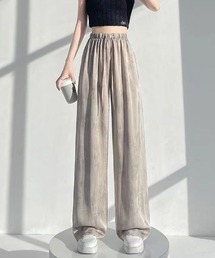 ニュアンスプリントワイドパンツ