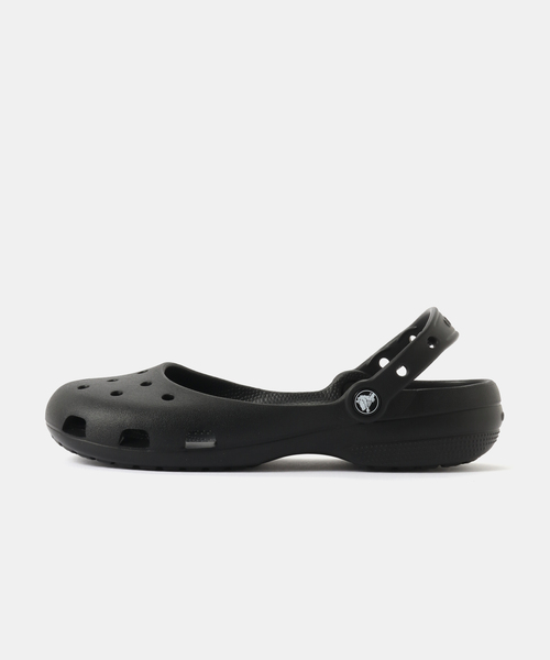 crocs(クロックス)の「Crocs CLASSIC BALLET 211944-001(サンダル・レディース・ブラック・21/22cm/24cm)」の1枚目の写真