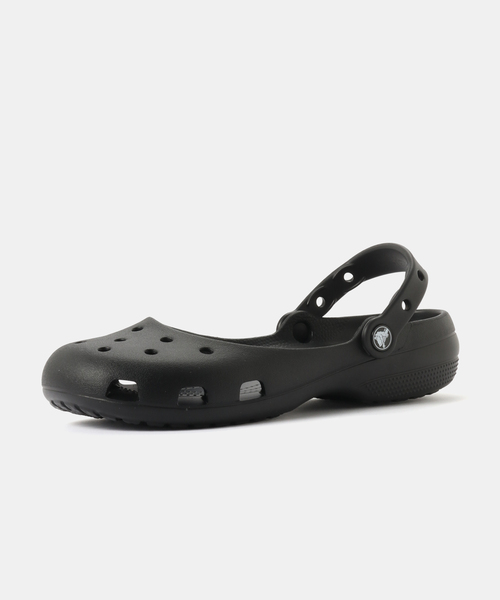 crocs(クロックス)の「Crocs CLASSIC BALLET 211944-001(サンダル・レディース・ブラック・21/22cm/24cm)」の2枚目の写真