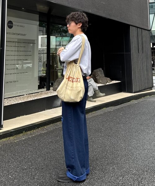 CIAOPANIC TYPY（チャオパニックティピー）の「【UNISEX】ライトオンスカラーロールアップダメージデニム（デニムパンツ・レディース・ブルー/ピンク/オレンジ/イエロー・LARGE/MEDIUM）」の14枚目の写真