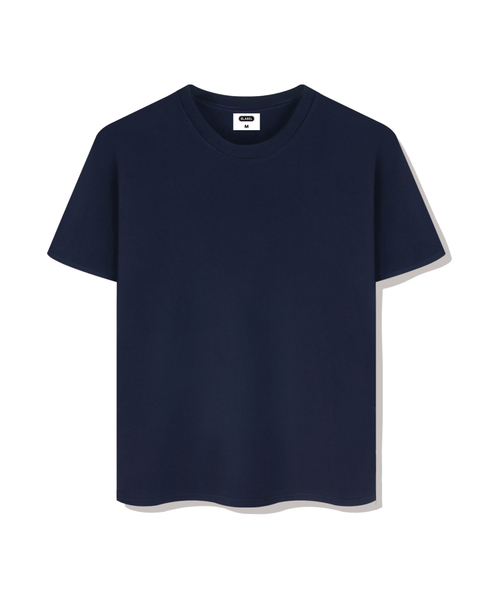 BASIC LABEL（ベーシックラベル）の「Patrick overfit short-sleeved T-shirt 4 Color [BLSE_2001]（Tシャツ/カットソー・レディース・ホワイト/ブラック/ネイビー/アイボリー・SMALL/MEDIUM/LARGE/X-LARGE）」の4枚目の写真