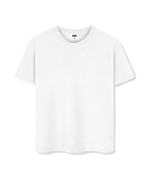 BASIC LABEL（ベーシックラベル）の「Patrick overfit short-sleeved T-shirt 4 Color [BLSE_2001]（Tシャツ/カットソー・レディース・ホワイト/ブラック/ネイビー/アイボリー・SMALL/MEDIUM/LARGE/X-LARGE）」の2枚目の写真
