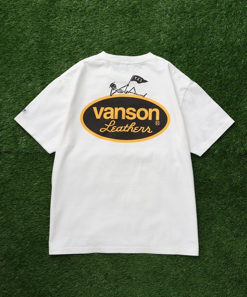 VANSON(ヴァンソン)の「TES x VANSON COLLABORATION T-SHIRT/ Tシャツ(Tシャツ/カットソー・メンズ・ブラック/ホワイト・XX-LARGE/X-LARGE/LARGE/MEDIUM/SMALL)」の2枚目の写真