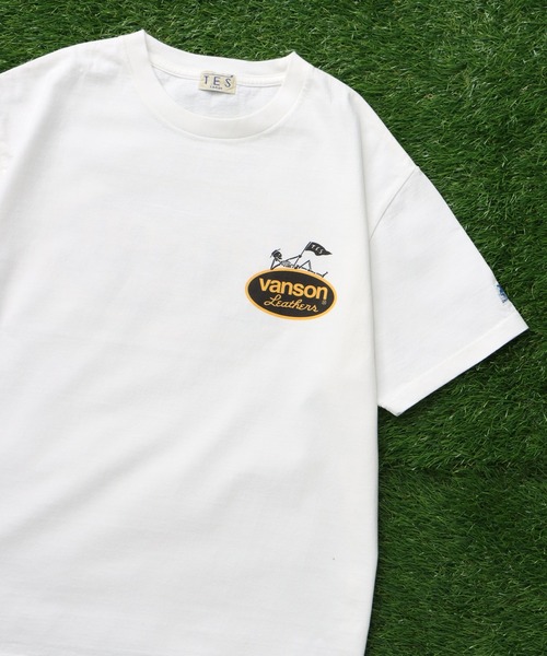 VANSON(ヴァンソン)の「TES x VANSON COLLABORATION T-SHIRT/ Tシャツ(Tシャツ/カットソー・メンズ・ブラック/ホワイト・XX-LARGE/X-LARGE/LARGE/MEDIUM/SMALL)」の5枚目の写真