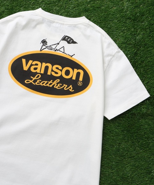 VANSON(ヴァンソン)の「TES x VANSON COLLABORATION T-SHIRT/ Tシャツ(Tシャツ/カットソー・メンズ・ブラック/ホワイト・XX-LARGE/X-LARGE/LARGE/MEDIUM/SMALL)」の3枚目の写真