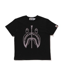 BLING STAR GLITTER APE HEAD TEE（Tシャツ/カットソー）｜A BATHING