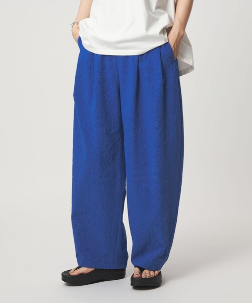 green label relaxing(グリーンレーベルリラクシング)の「【WEB限定】<at ease>カラミ カーブ パンツ(その他パンツ・レディース・ケリーグリーン/ブラック/ロイヤルブルー・SHORT/38/36/TALL)」の13枚目の写真