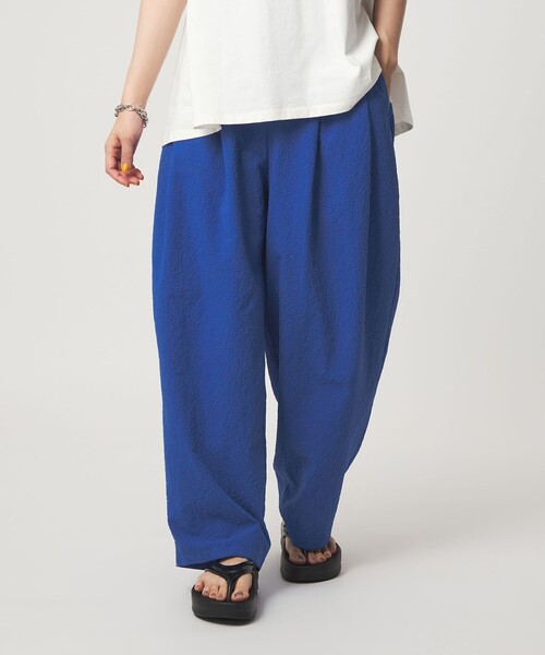 green label relaxing(グリーンレーベルリラクシング)の「【WEB限定】<at ease>カラミ カーブ パンツ(その他パンツ・レディース・ケリーグリーン/ブラック/ロイヤルブルー・SHORT/38/36/TALL)」の14枚目の写真