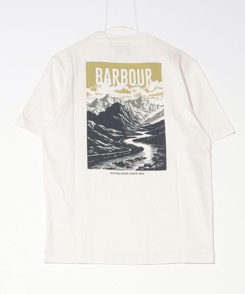 Barbour（バブアー）の「MordenGraphic Tシャツ（Tシャツ/カットソー・メンズ・ベージュ/オリーブ・MEDIUM/SMALL/LARGE）」の12枚目の写真