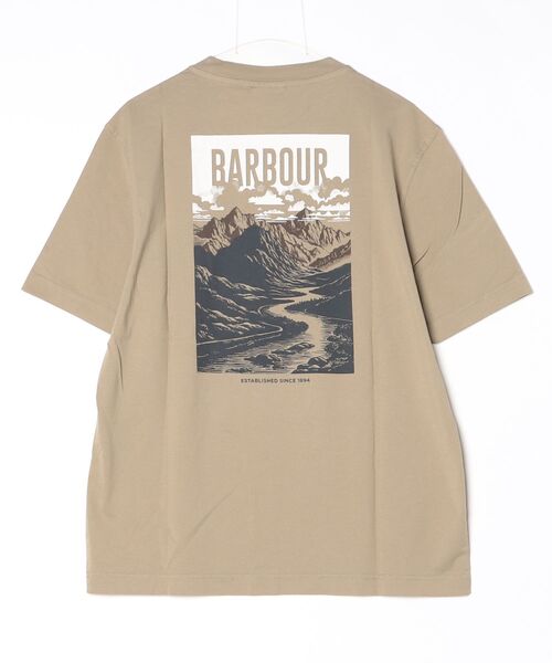 Barbour（バブアー）の「MordenGraphic Tシャツ（Tシャツ/カットソー・メンズ・ベージュ/オリーブ・MEDIUM/SMALL/LARGE）」の11枚目の写真
