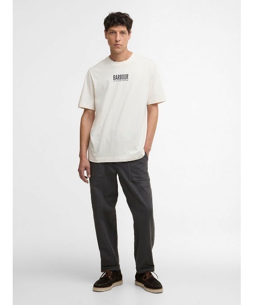 Barbour（バブアー）の「MordenGraphic Tシャツ（Tシャツ/カットソー・メンズ・ベージュ/オリーブ・MEDIUM/SMALL/LARGE）」の10枚目の写真