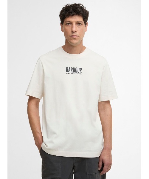 Barbour（バブアー）の「MordenGraphic Tシャツ（Tシャツ/カットソー・メンズ・ベージュ/オリーブ・MEDIUM/SMALL/LARGE）」の9枚目の写真