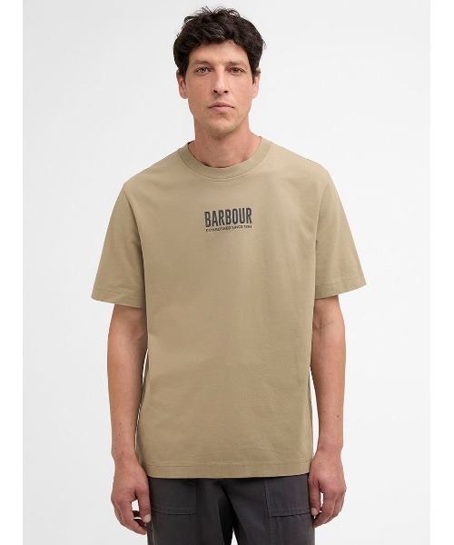 Barbour（バブアー）の「MordenGraphic Tシャツ（Tシャツ/カットソー・メンズ・ベージュ/オリーブ・MEDIUM/SMALL/LARGE）」の5枚目の写真