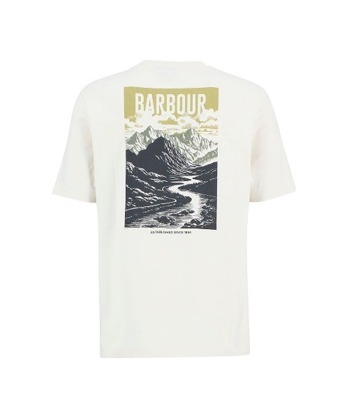 Barbour（バブアー）の「MordenGraphic Tシャツ（Tシャツ/カットソー・メンズ・ベージュ/オリーブ・MEDIUM/SMALL/LARGE）」の18枚目の写真