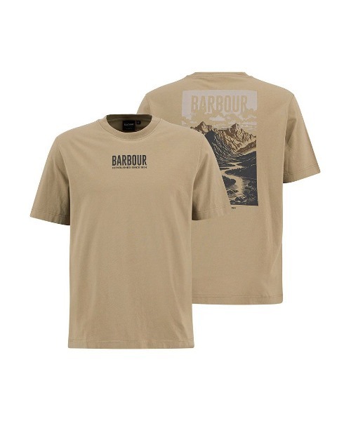 Barbour（バブアー）の「MordenGraphic Tシャツ（Tシャツ/カットソー・メンズ・ベージュ/オリーブ・MEDIUM/SMALL/LARGE）」の16枚目の写真