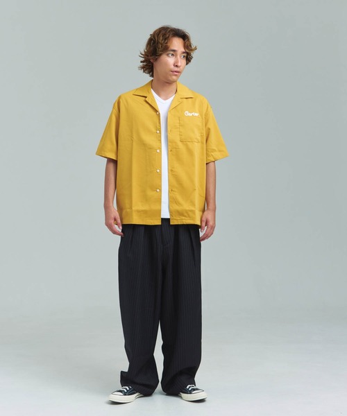JACKROSE(ジャックローズ)の「Alcarza バック刺繍ボーリングシャツ(シャツ/ブラウス・メンズ・ブラック/イエロー/ホワイト/ブラック系2・M/L)」の13枚目の写真