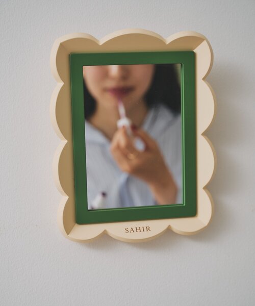 SAHIR（サヒール）の「【SAHIR サヒール】mokumoku mirror　もくもくミラー（ミラー・レディース・ピンク/アイボリー/ブルー・0）」の5枚目の写真