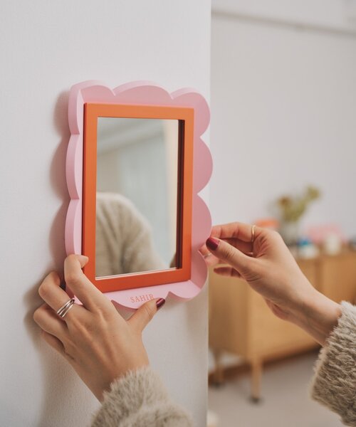 SAHIR（サヒール）の「【SAHIR サヒール】mokumoku mirror　もくもくミラー（ミラー・レディース・ピンク/アイボリー/ブルー・0）」の18枚目の写真
