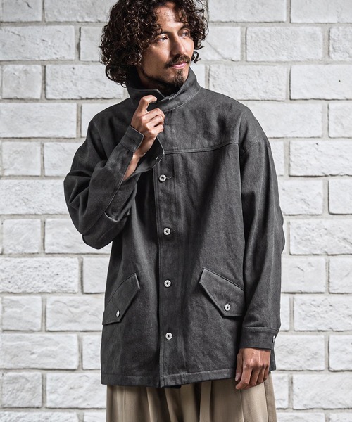 CAMBIO（カンビオ）の「mj11682- M-65ミリタリースタンドムラツイルジャケット(BP-BFA0128)（ミリタリージャケット・メンズ・ブラック/カーキ/アイボリー・L/M/S）」の10枚目の写真