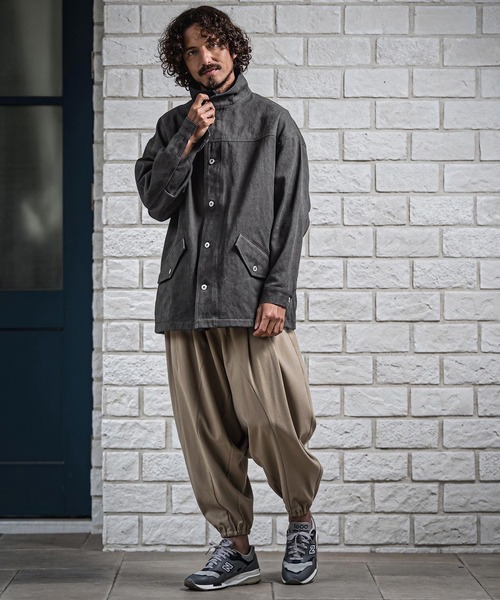 CAMBIO（カンビオ）の「mj11682- M-65ミリタリースタンドムラツイルジャケット(BP-BFA0128)（ミリタリージャケット・メンズ・ブラック/カーキ/アイボリー・L/M/S）」の11枚目の写真