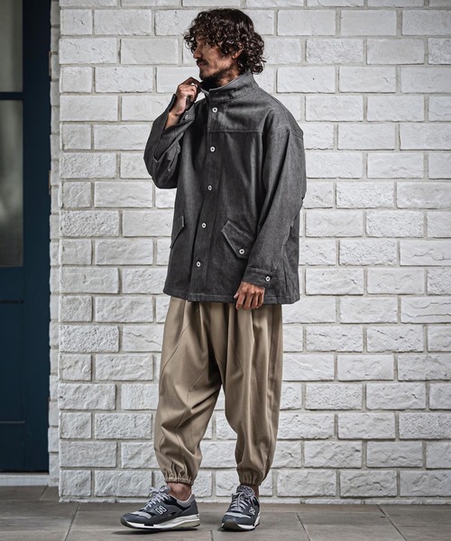 CAMBIO（カンビオ）の「mj11682- M-65ミリタリースタンドムラツイルジャケット(BP-BFA0128)（ミリタリージャケット・メンズ・ブラック/カーキ/アイボリー・L/M/S）」の12枚目の写真