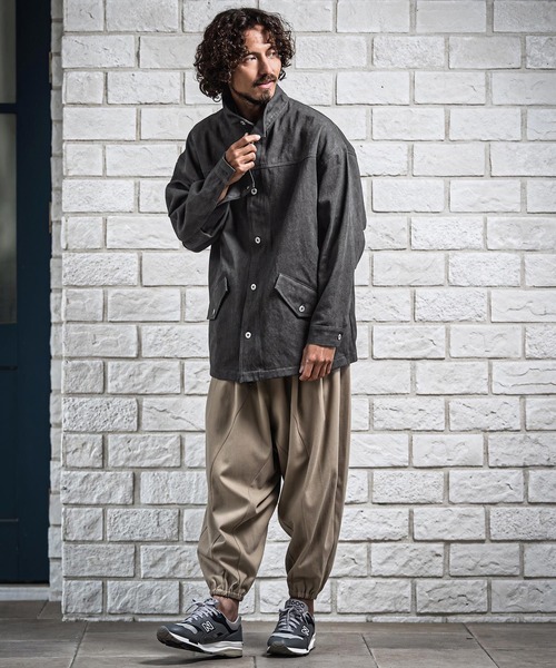 CAMBIO（カンビオ）の「mj11682- M-65ミリタリースタンドムラツイルジャケット(BP-BFA0128)（ミリタリージャケット・メンズ・ブラック/カーキ/アイボリー・L/M/S）」の13枚目の写真
