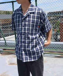 UNIVERSAL OVERALL | OPEN COLLAR CHECK ST/オープンカラーシャツ/チェックシャツ(シャツ/ブラウス)